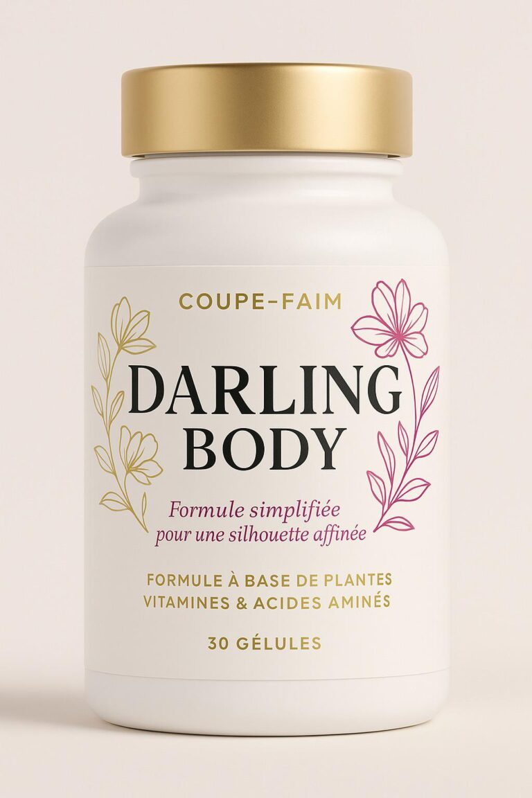 Coupe-faim naturel Darling Body - gélules Équilibre & Silhouette – boîte de 30