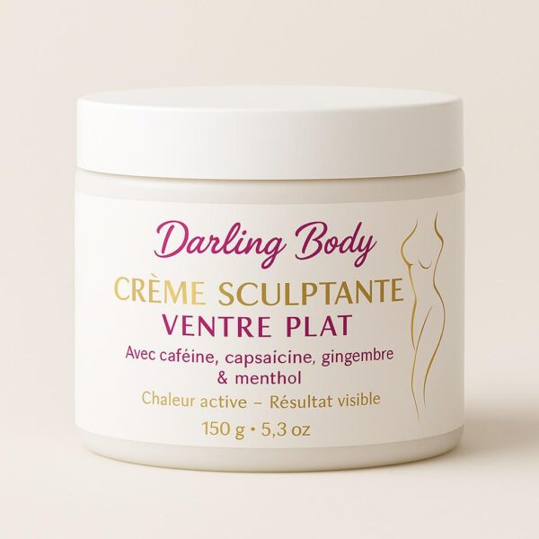 Crème chauffante sculptante Darling Body - ventre plat - pot 150g